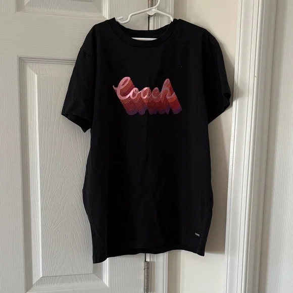 Coach Black Signature Tee - Picture 1 of 7
